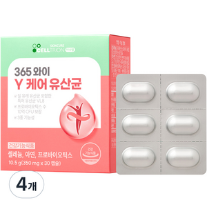 이너랩 365 와이케어 유산균, 30정, 4개