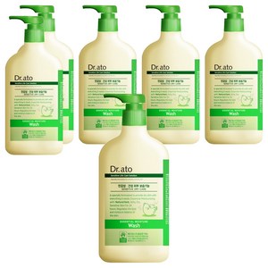 닥터아토 에센셜 모이스춰 워시 유아페이셜클렌져 마일드향, 500ml, 6개