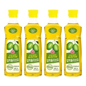 오뚜기 엑스트라버진 올리브유, 900ml, 4개