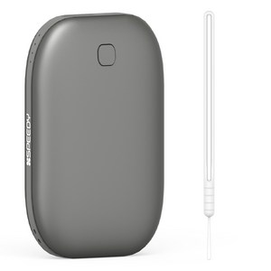 스피디 양면발열 손난로 겸용 보조배터리 5200mAh, 다크그레이, SPE-B2DHWP01