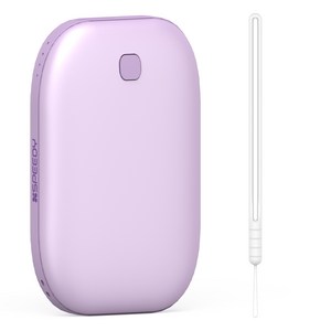 스피디 양면발열 손난로 겸용 보조배터리 5200mAh, SPE-B2DHWP01, 퍼플