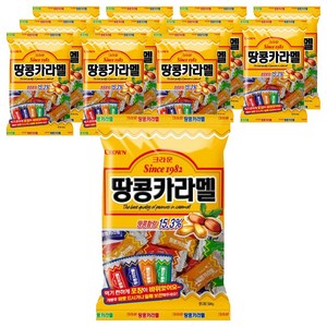 크라운 땅콩카라멜, 324g, 12개