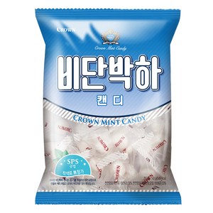 크라운 비단박하캔디, 140g, 1개