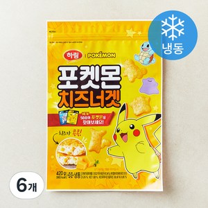 하림 포켓몬 치즈너겟 (냉동), 420g, 6개