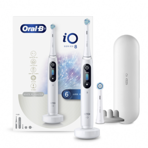 오랄비 iO8 전동칫솔 알라바스터, iO8 화이트 알라바스터, 화이트, 1개