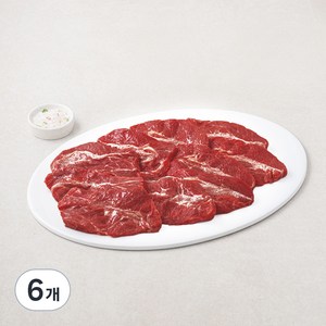 호주산 부채살 구이용 (냉장), 1kg, 6팩