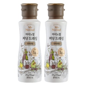 마이노멀 저당 오리엔탈 드레싱, 270g, 2개