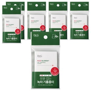 닥터지 레드 블레미쉬 오일 컨트롤 페이퍼, 70개입, 6개
