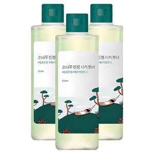 라운드랩 소나무 진정 시카 토너, 250ml, 3개