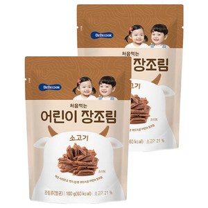 베베쿡 처음먹는 어린이 장조림, 100g, 2개