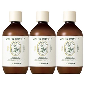 스킨푸드 판토테닉 워터 파슬리 토너, 300ml, 3개