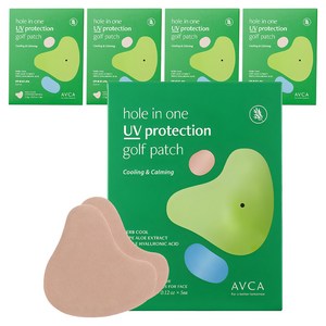 아브카 홀인원 자외선 차단 골프 선패치 2패치 x 5p, 3.5g, 25개