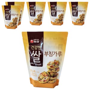 농심 건강한 쌀 부침가루, 450g, 6개