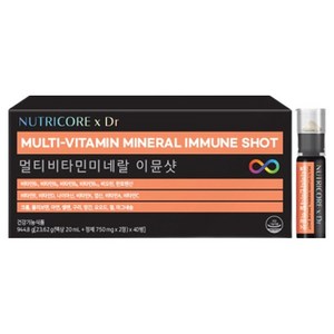 뉴트리코어 Dr 멀티 비타민 미네랄 이뮨샷, 40회분, 1개