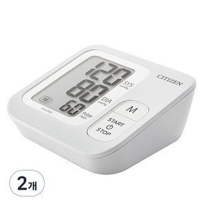 시티즌 자동 전자 혈압계 CHU306, 2개