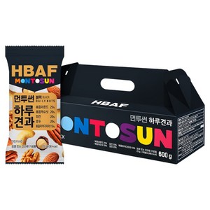 바프 먼투썬 하루견과 블랙 600g, 1세트