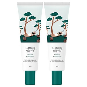 라운드랩 소나무 진정 시카 크림, 50ml, 2개