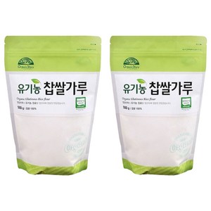 OrganicStory 유기농 찹쌀가루, 500g, 2개