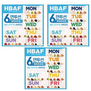 바프 먼투썬 6주 하루견과, 840g, 3박스