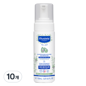 무스텔라 폼 포 뉴 본 유아샴푸, 150ml, 10개