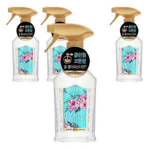 아우라 섬유 향수 홀리데이 판타지 본품, 400ml, 4개