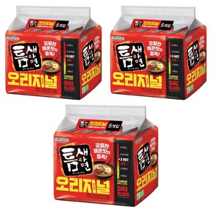 틈새라면 빨계떡 120g, 15개