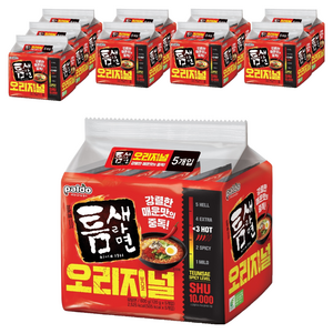 틈새라면 빨계떡 120g, 50개