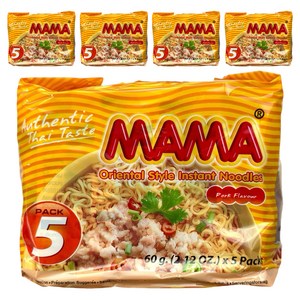 마마 태국라면 포크플레이버 60g, 25개