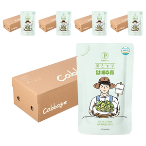 푸릇담 젊은농부 양배추즙, 3L, 5개