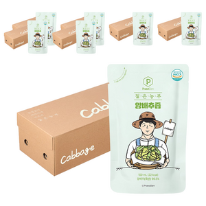 푸릇담 젊은농부 양배추즙, 3L, 7개