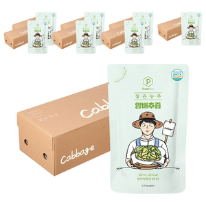 푸릇담 젊은농부 양배추즙, 3L, 8개