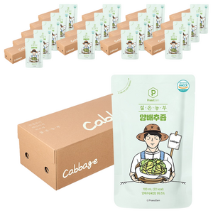 푸릇담 젊은농부 양배추즙, 3L, 18개