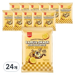 삼립 구운 미니 마늘 바게뜨, 120g, 24개