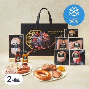 햇살푸드 명작 수제햄 4호 선물세트 (냉동) + 부직포가방, 1690g, 2세트