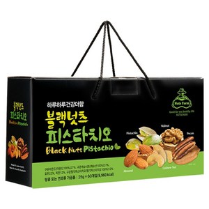 넛츠팜 블랙넛츠 피스타치오 60개, 25g