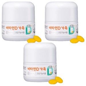 함소아 비타민D 1000IU 60p, 60정, 3개