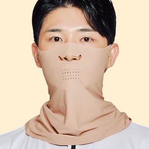 노멀라이프 국내제조 자외선 차단 쿨링 패션 마스크, 베이직스킨, 1개