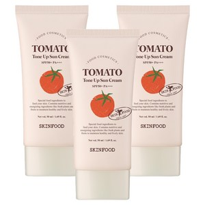 스킨푸드 토마토 톤 업 선크림 SPF50+ PA+++, 50ml, 3개