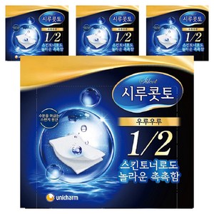 시루콧토 우루우루 화장솜, 40매입, 4개