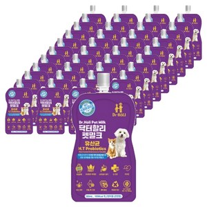 닥터할리 반려동물 펫밀크, 유산균, 180ml, 40개