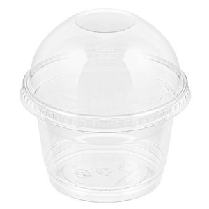 탐사 PET 투명 디저트컵 265mL + 뚜껑, 1개, 100개입