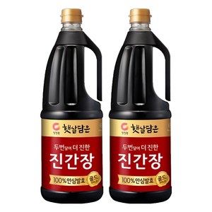 햇살담은 두번달여 더 진한 진간장 골드, 1.7L, 2개