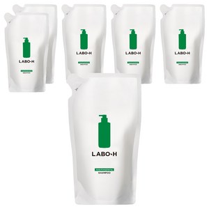 라보에이치 두피강화 클리닉 탈모증상완화 기능성 샴푸 리필팩, 400ml, 6개