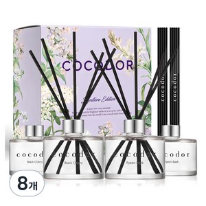 코코도르 퍼퓸 디퓨저, 블랙체리 + 편백, 200ml, 8개