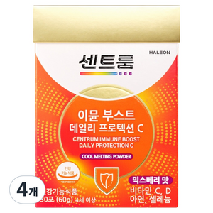 센트룸 이뮨부스트 데일리 프로텍션 C, 30회분, 4개