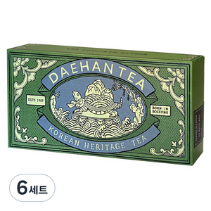 대한다업 가든 블렌디드 설렉션 차 3종 세트, 6세트, 스프링가든 2g x 5p + 캐모마일 2g x 5p + 진저 애플 2g x 5p