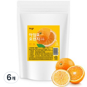 아임요 오렌지 동결건조칩, 30g, 6개