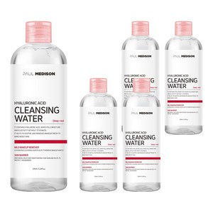 폴메디슨 히알루론산 클렌징 워터, 510ml, 5개