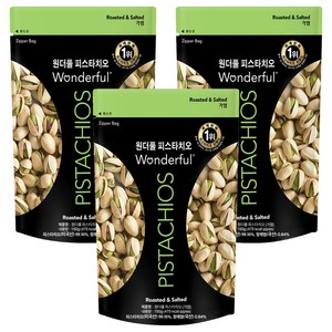 원더풀피스타치오 가염, 150g, 3개