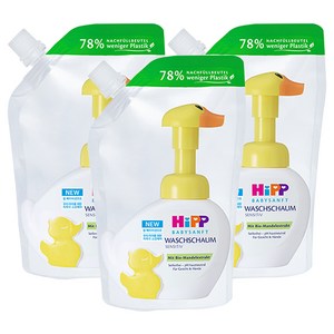힙 베이비 워싱폼 리필팩, 250ml, 3개